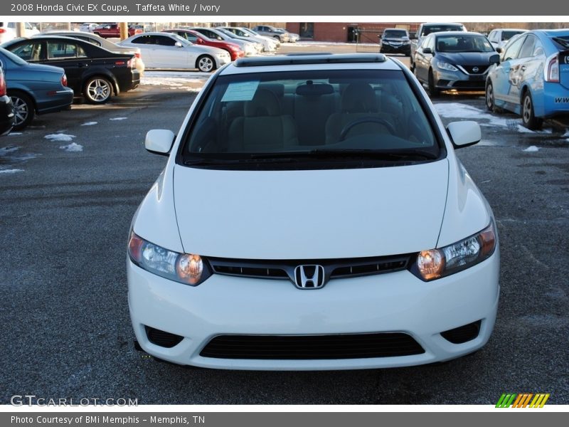 Taffeta White / Ivory 2008 Honda Civic EX Coupe