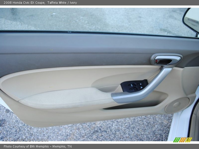 Taffeta White / Ivory 2008 Honda Civic EX Coupe