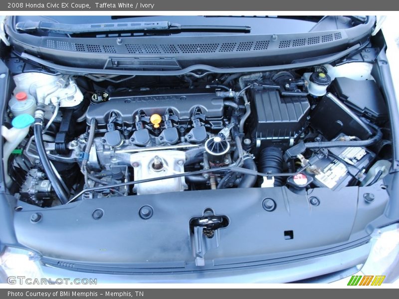 Taffeta White / Ivory 2008 Honda Civic EX Coupe