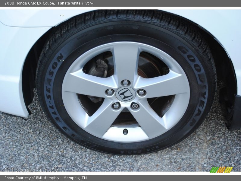 Taffeta White / Ivory 2008 Honda Civic EX Coupe
