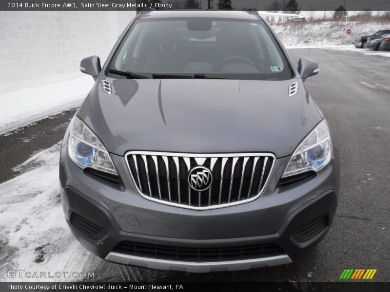 Satin Steel Gray Metallic / Ebony 2014 Buick Encore AWD