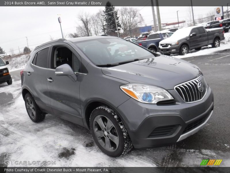 Satin Steel Gray Metallic / Ebony 2014 Buick Encore AWD