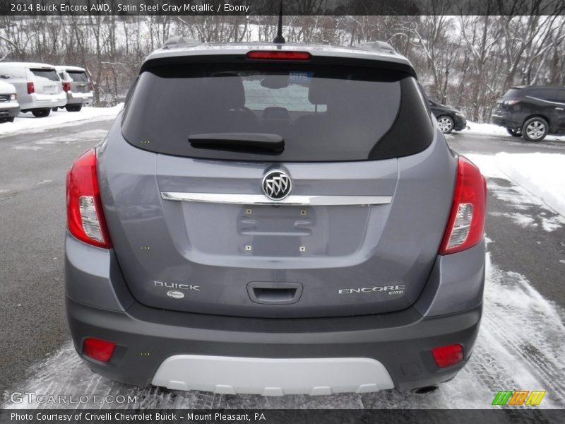 Satin Steel Gray Metallic / Ebony 2014 Buick Encore AWD
