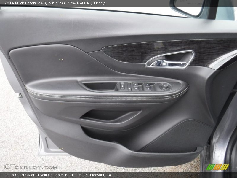Satin Steel Gray Metallic / Ebony 2014 Buick Encore AWD