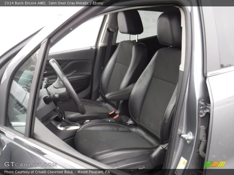 Satin Steel Gray Metallic / Ebony 2014 Buick Encore AWD
