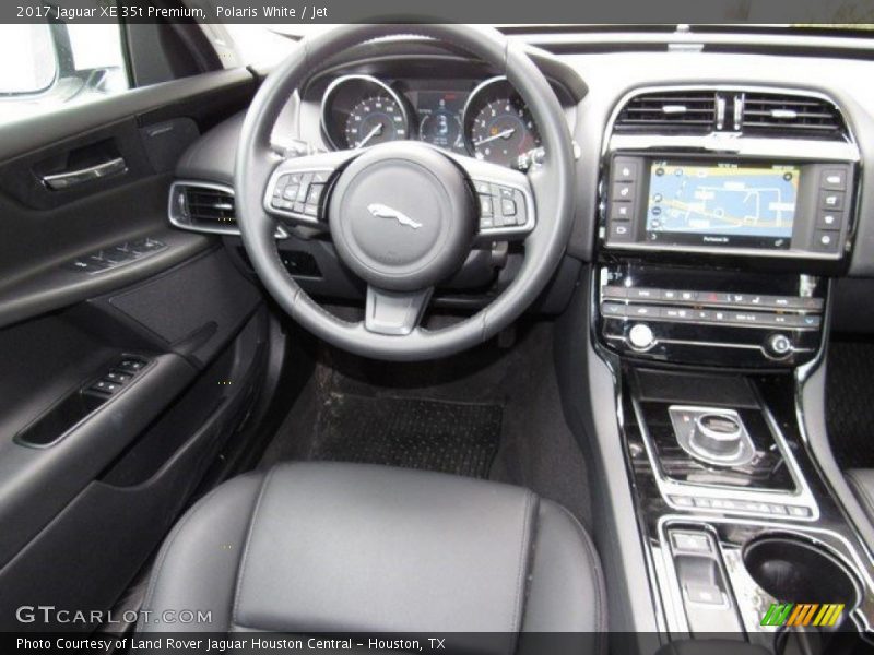 Polaris White / Jet 2017 Jaguar XE 35t Premium