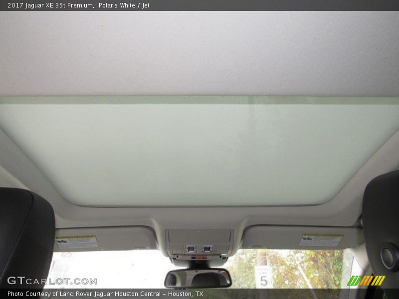 Polaris White / Jet 2017 Jaguar XE 35t Premium