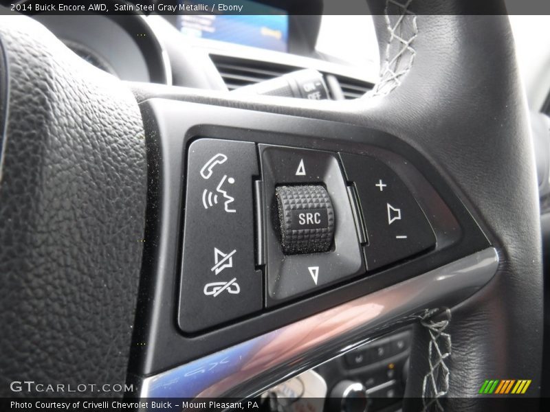 Satin Steel Gray Metallic / Ebony 2014 Buick Encore AWD
