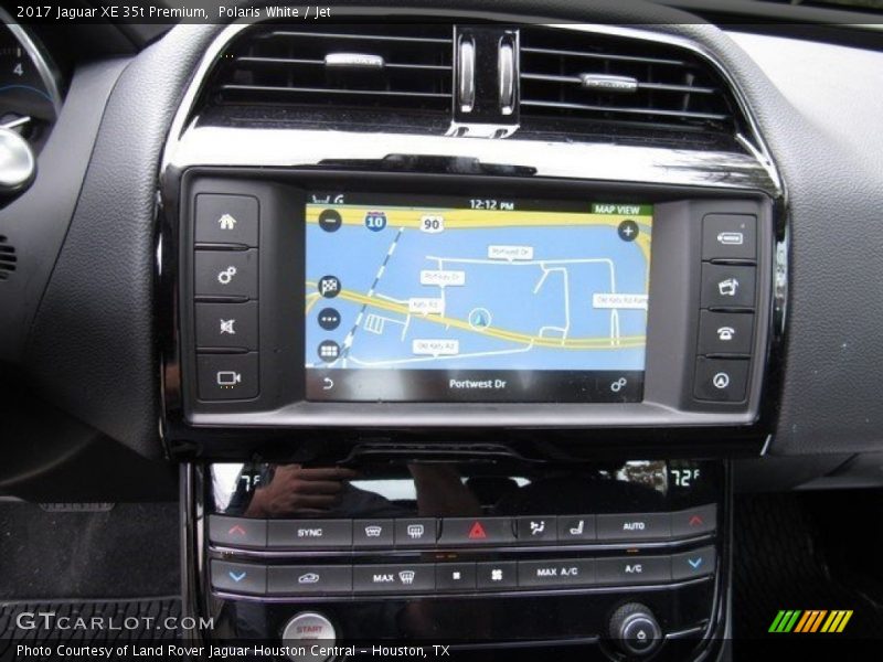 Polaris White / Jet 2017 Jaguar XE 35t Premium