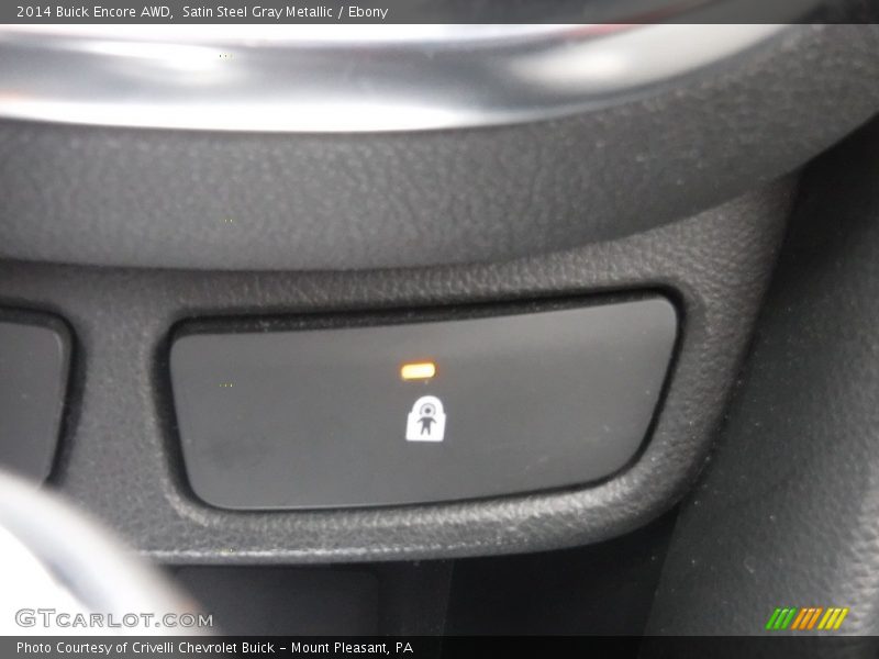 Satin Steel Gray Metallic / Ebony 2014 Buick Encore AWD