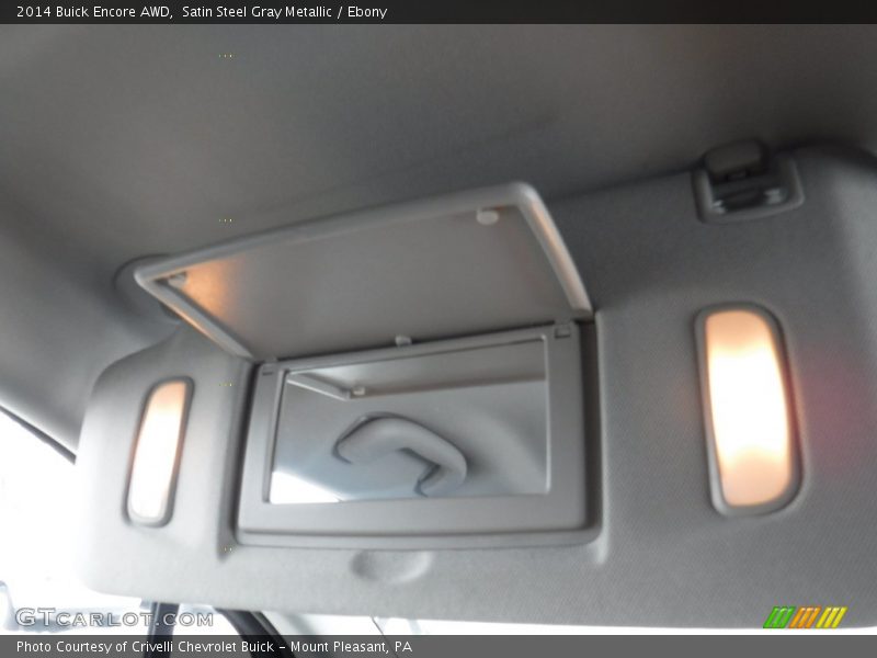 Satin Steel Gray Metallic / Ebony 2014 Buick Encore AWD
