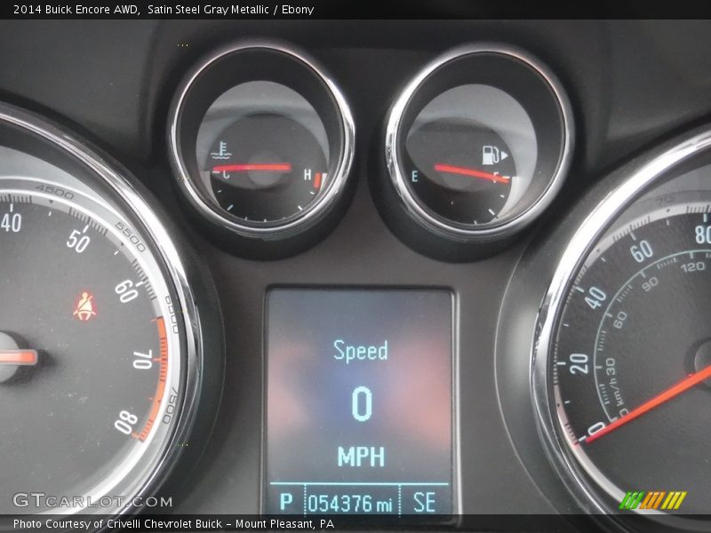 Satin Steel Gray Metallic / Ebony 2014 Buick Encore AWD