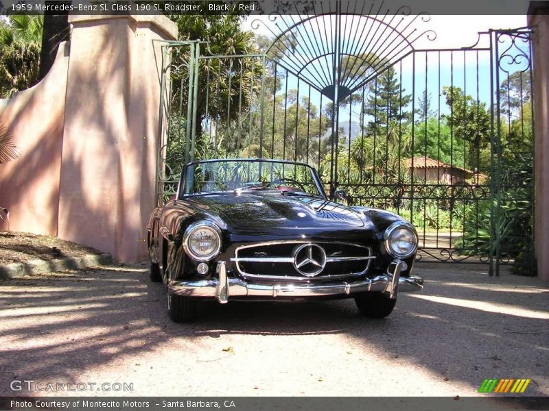 Black / Red 1959 Mercedes-Benz SL Class 190 SL Roadster