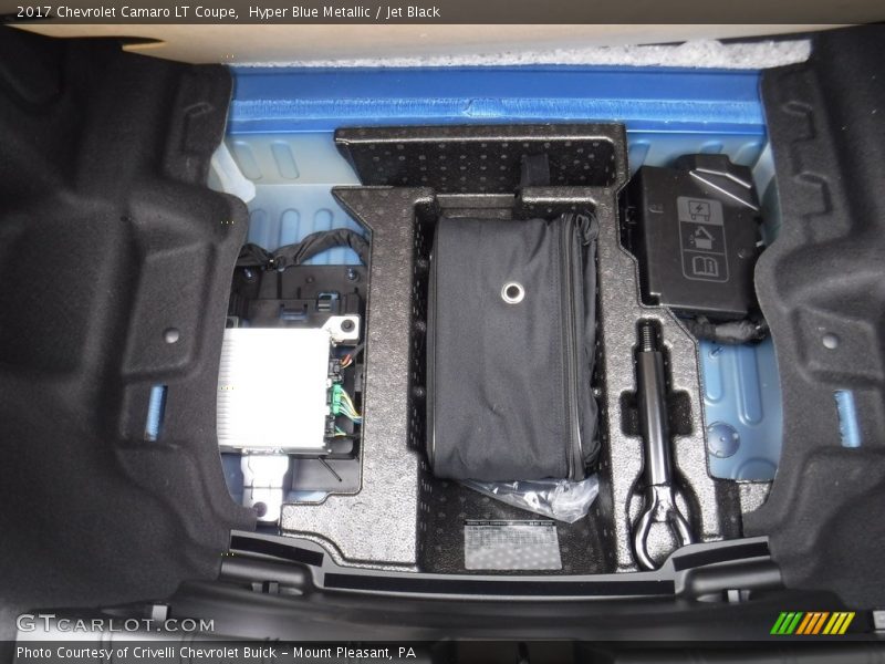 Hyper Blue Metallic / Jet Black 2017 Chevrolet Camaro LT Coupe