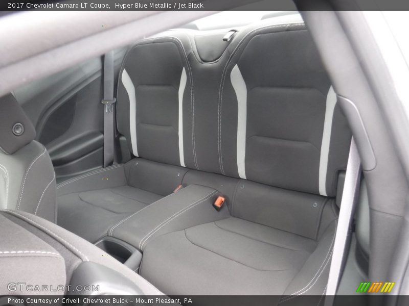 Hyper Blue Metallic / Jet Black 2017 Chevrolet Camaro LT Coupe