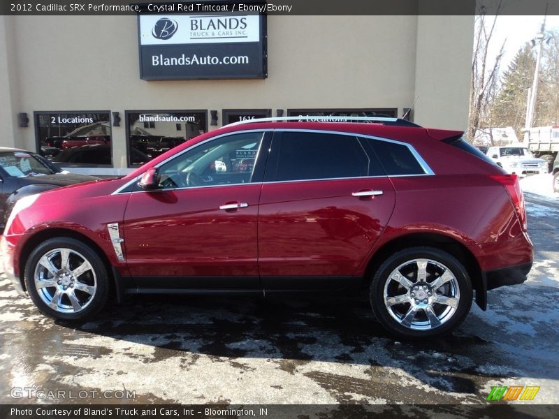 Crystal Red Tintcoat / Ebony/Ebony 2012 Cadillac SRX Performance