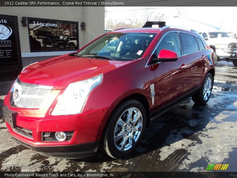 Crystal Red Tintcoat / Ebony/Ebony 2012 Cadillac SRX Performance