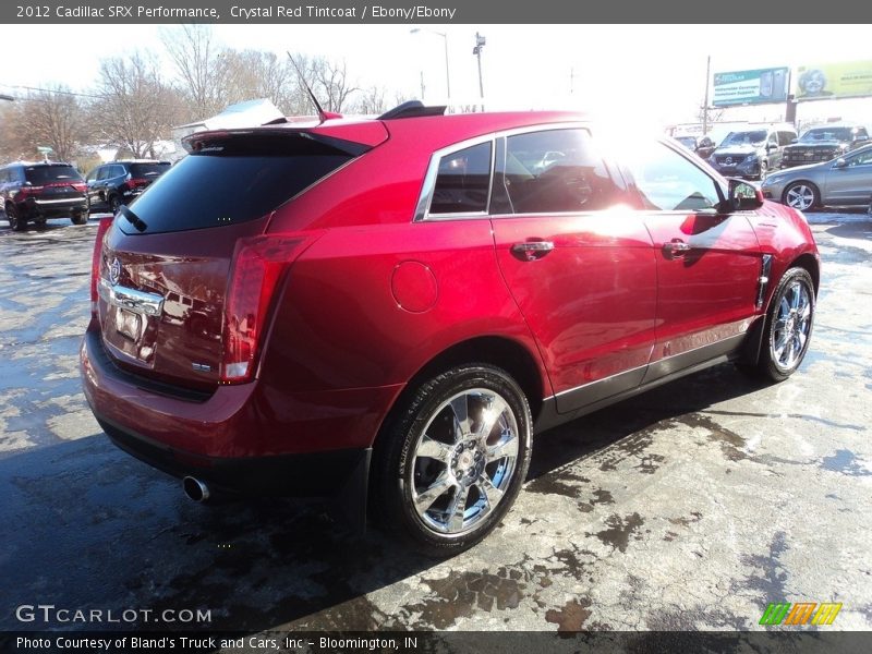 Crystal Red Tintcoat / Ebony/Ebony 2012 Cadillac SRX Performance