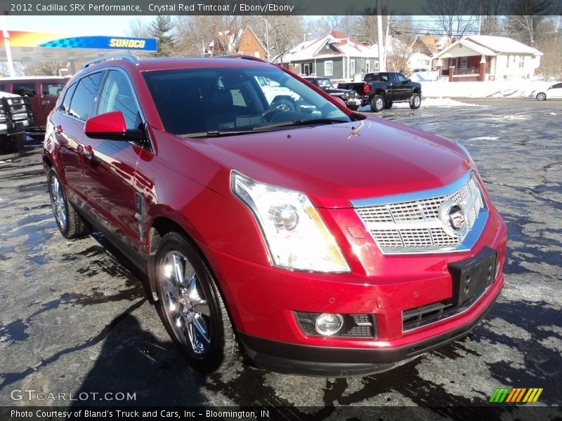 Crystal Red Tintcoat / Ebony/Ebony 2012 Cadillac SRX Performance