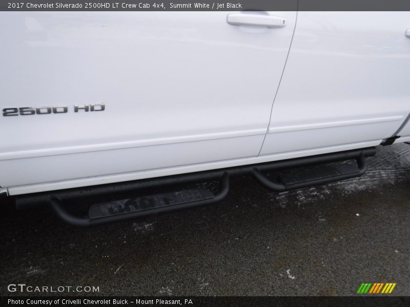 Summit White / Jet Black 2017 Chevrolet Silverado 2500HD LT Crew Cab 4x4