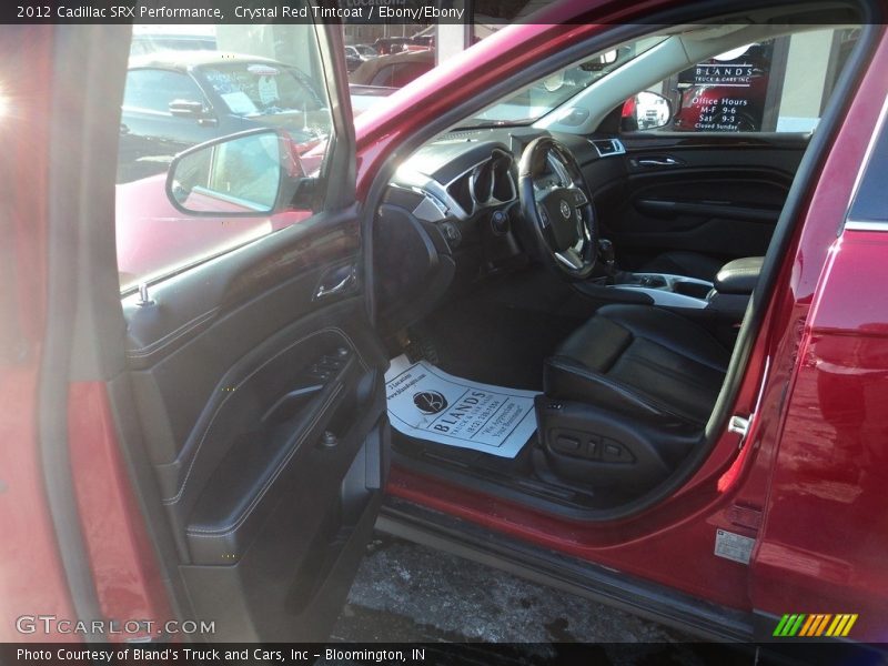 Crystal Red Tintcoat / Ebony/Ebony 2012 Cadillac SRX Performance