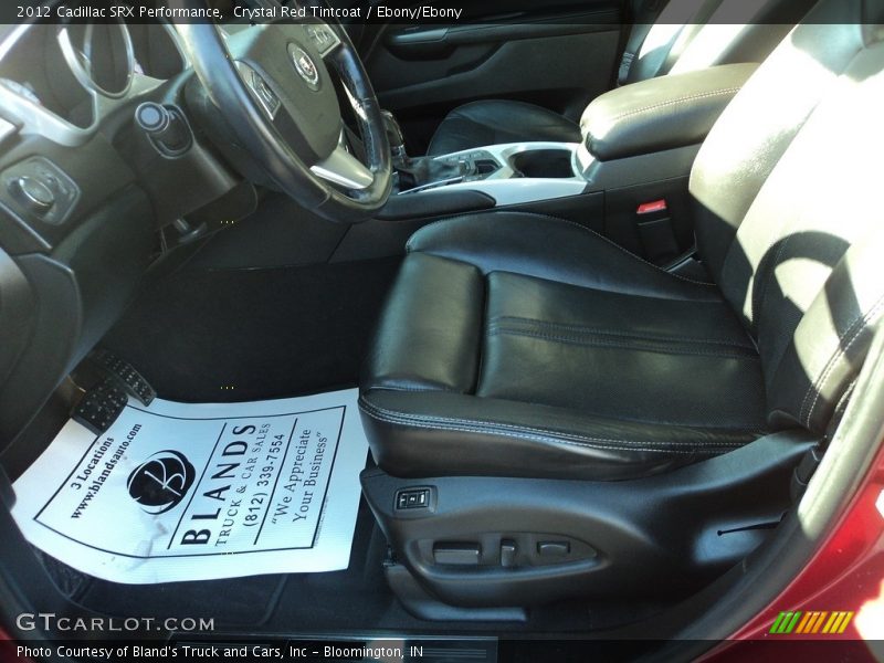 Crystal Red Tintcoat / Ebony/Ebony 2012 Cadillac SRX Performance