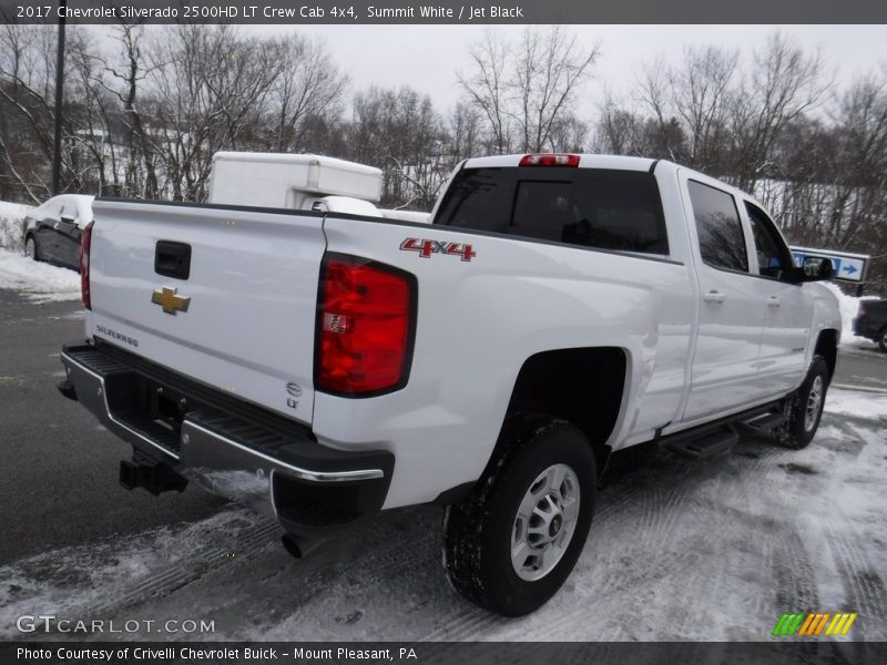 Summit White / Jet Black 2017 Chevrolet Silverado 2500HD LT Crew Cab 4x4