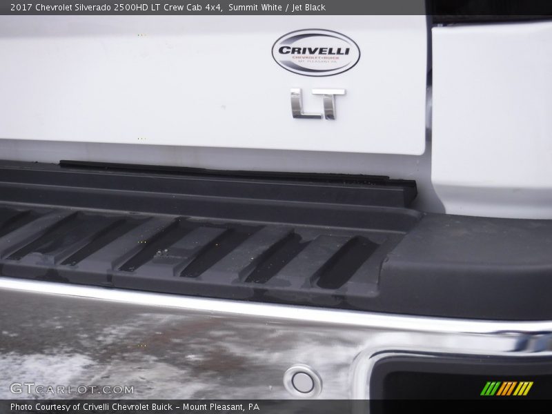 Summit White / Jet Black 2017 Chevrolet Silverado 2500HD LT Crew Cab 4x4