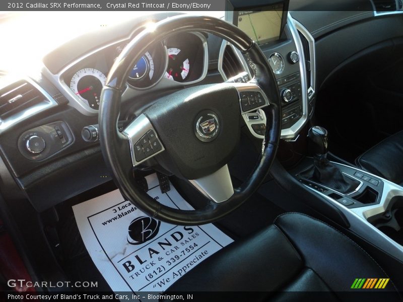 Crystal Red Tintcoat / Ebony/Ebony 2012 Cadillac SRX Performance