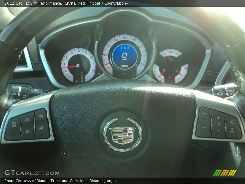 Crystal Red Tintcoat / Ebony/Ebony 2012 Cadillac SRX Performance