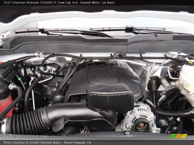 Summit White / Jet Black 2017 Chevrolet Silverado 2500HD LT Crew Cab 4x4