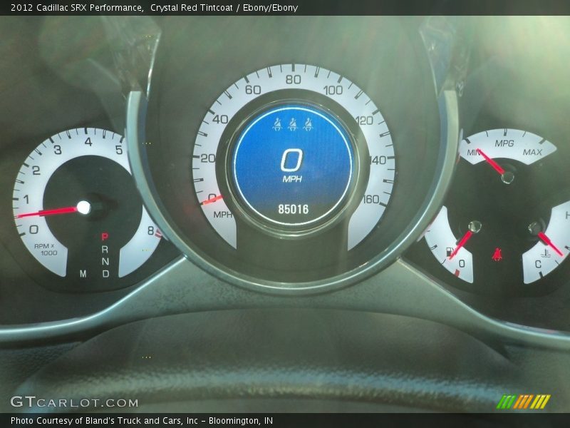 Crystal Red Tintcoat / Ebony/Ebony 2012 Cadillac SRX Performance