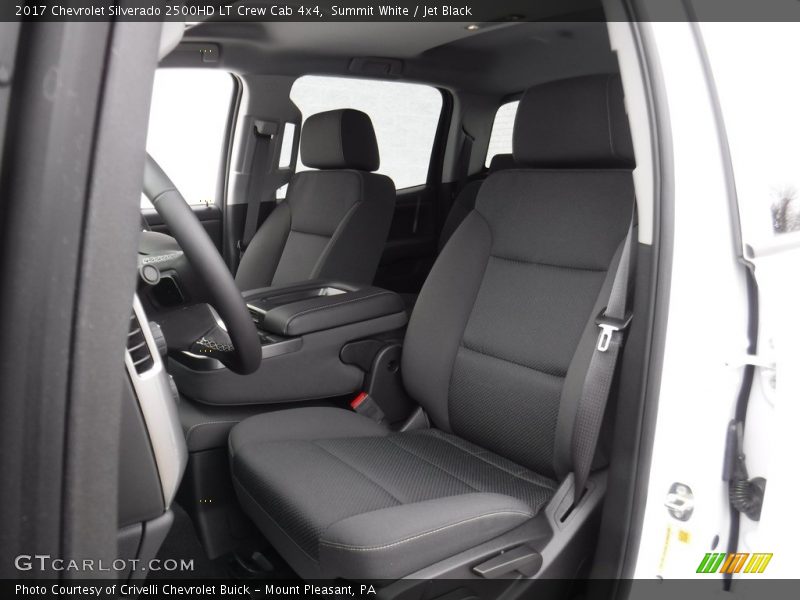 Summit White / Jet Black 2017 Chevrolet Silverado 2500HD LT Crew Cab 4x4