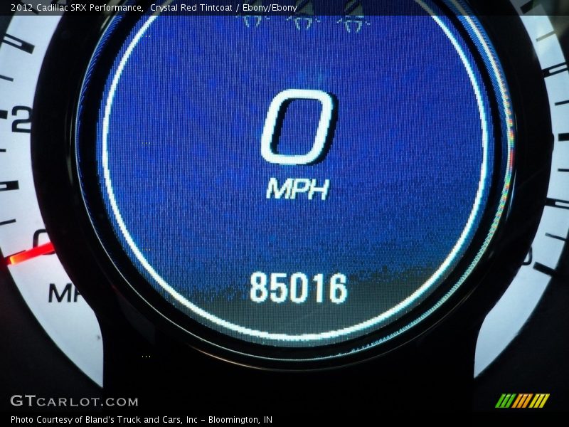 Crystal Red Tintcoat / Ebony/Ebony 2012 Cadillac SRX Performance