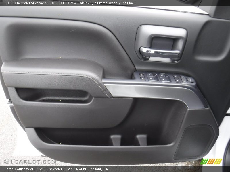 Summit White / Jet Black 2017 Chevrolet Silverado 2500HD LT Crew Cab 4x4