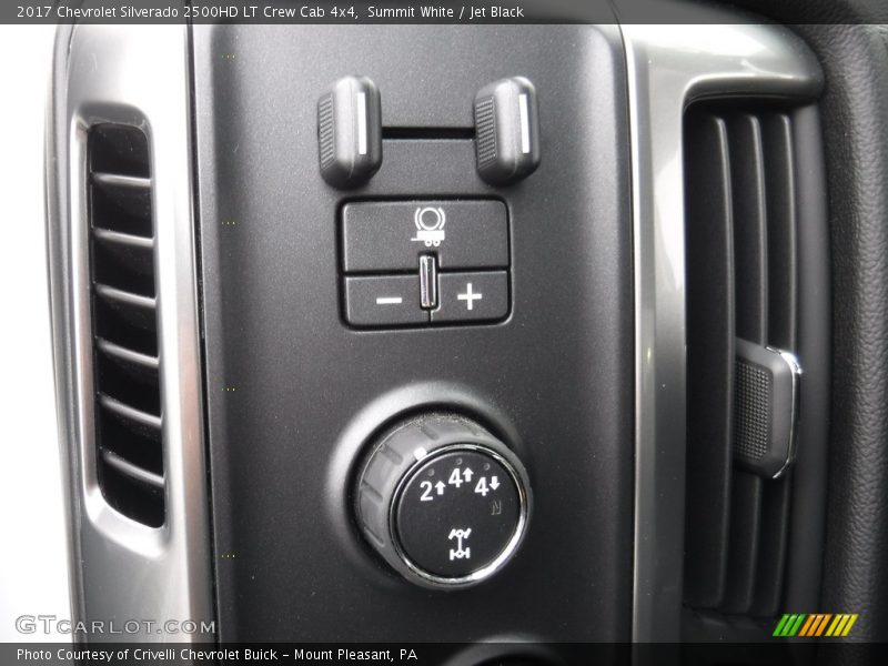 Summit White / Jet Black 2017 Chevrolet Silverado 2500HD LT Crew Cab 4x4