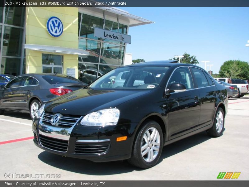 Black / Anthracite 2007 Volkswagen Jetta Wolfsburg Edition Sedan