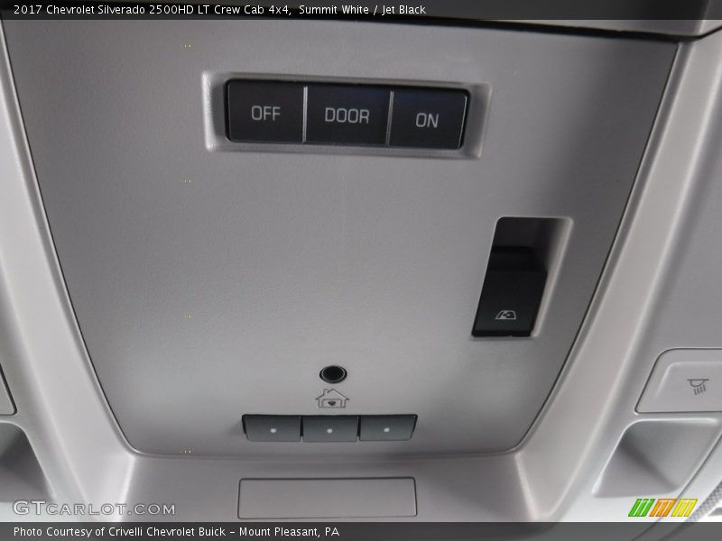Summit White / Jet Black 2017 Chevrolet Silverado 2500HD LT Crew Cab 4x4