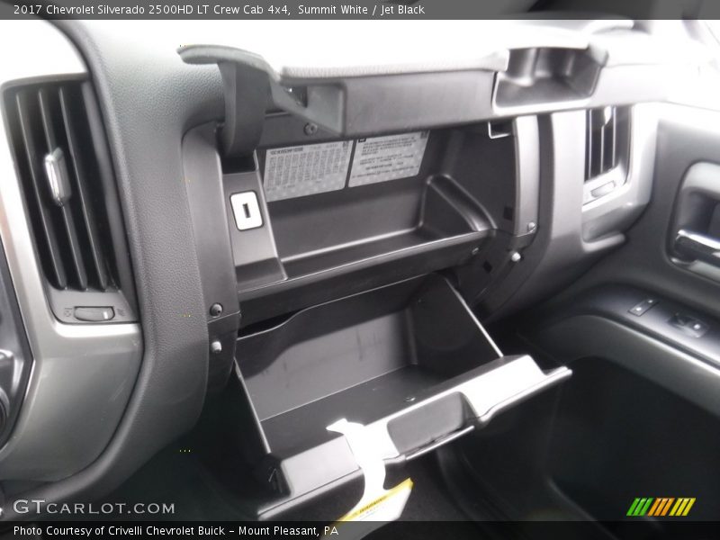 Summit White / Jet Black 2017 Chevrolet Silverado 2500HD LT Crew Cab 4x4