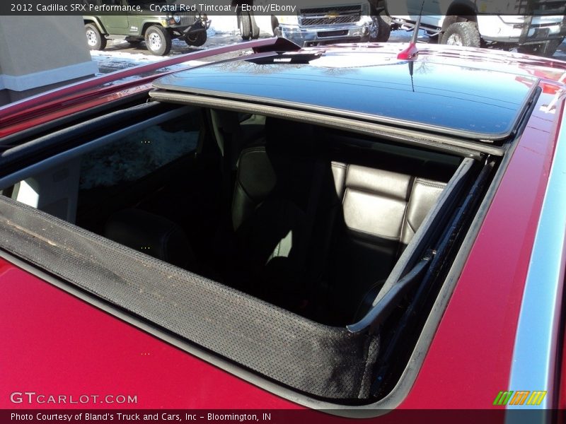 Crystal Red Tintcoat / Ebony/Ebony 2012 Cadillac SRX Performance