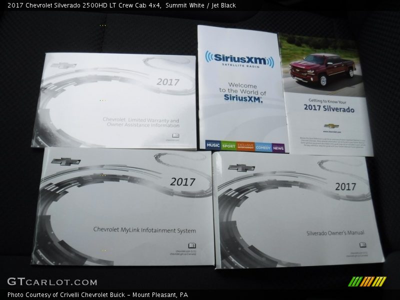 Summit White / Jet Black 2017 Chevrolet Silverado 2500HD LT Crew Cab 4x4