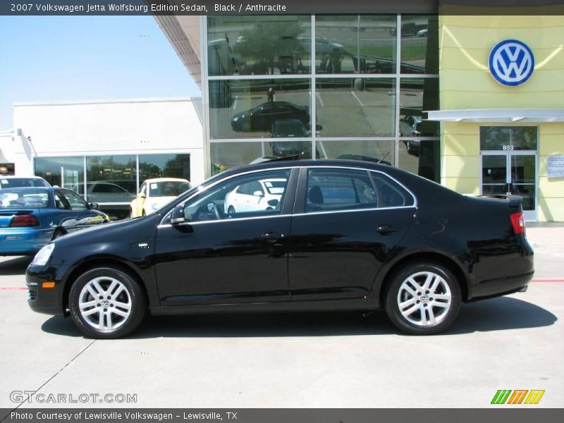 Black / Anthracite 2007 Volkswagen Jetta Wolfsburg Edition Sedan