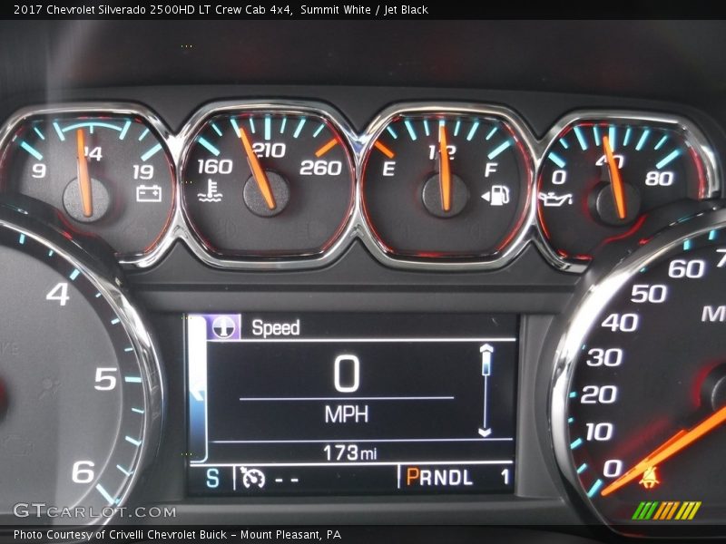 Summit White / Jet Black 2017 Chevrolet Silverado 2500HD LT Crew Cab 4x4