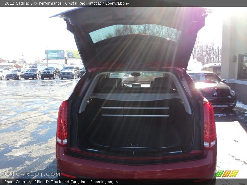 Crystal Red Tintcoat / Ebony/Ebony 2012 Cadillac SRX Performance