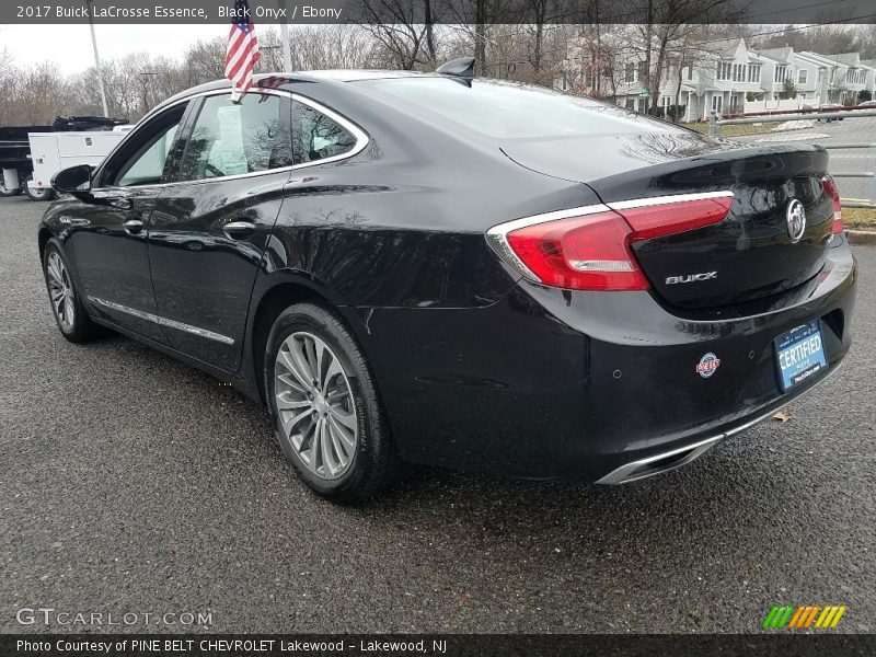 Black Onyx / Ebony 2017 Buick LaCrosse Essence