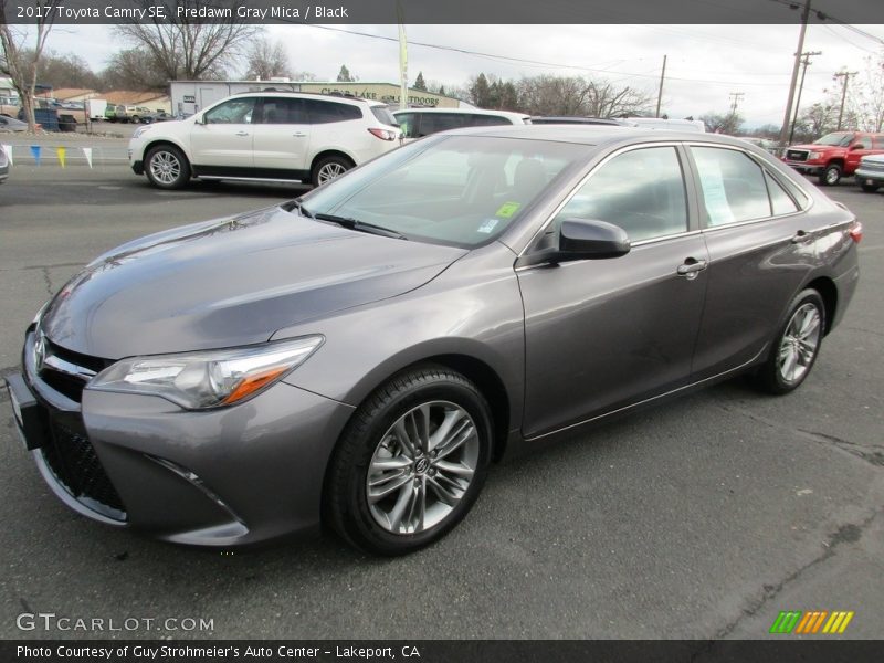 Predawn Gray Mica / Black 2017 Toyota Camry SE