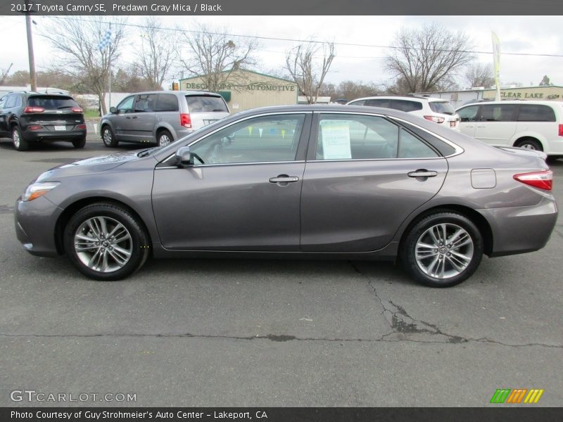 Predawn Gray Mica / Black 2017 Toyota Camry SE