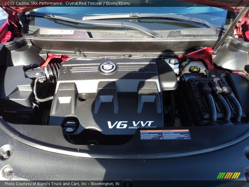 Crystal Red Tintcoat / Ebony/Ebony 2012 Cadillac SRX Performance