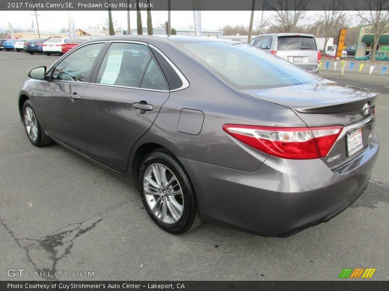 Predawn Gray Mica / Black 2017 Toyota Camry SE
