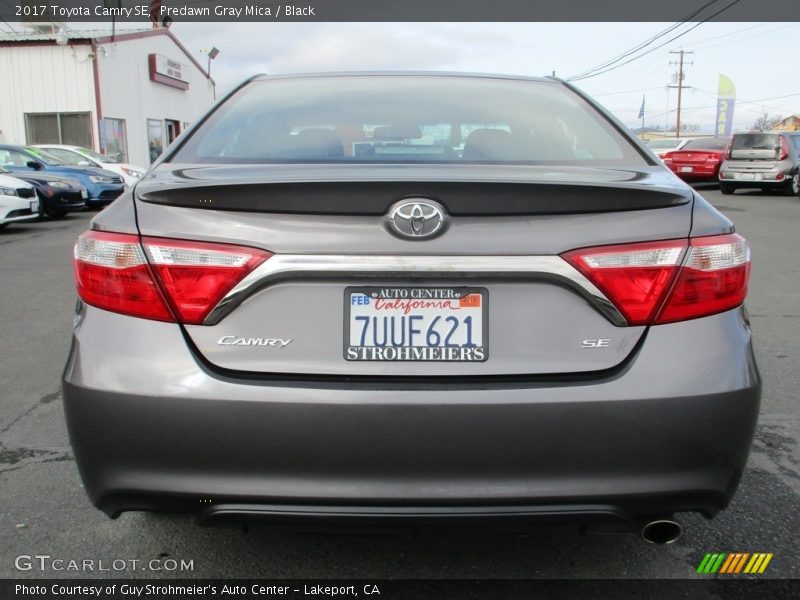 Predawn Gray Mica / Black 2017 Toyota Camry SE